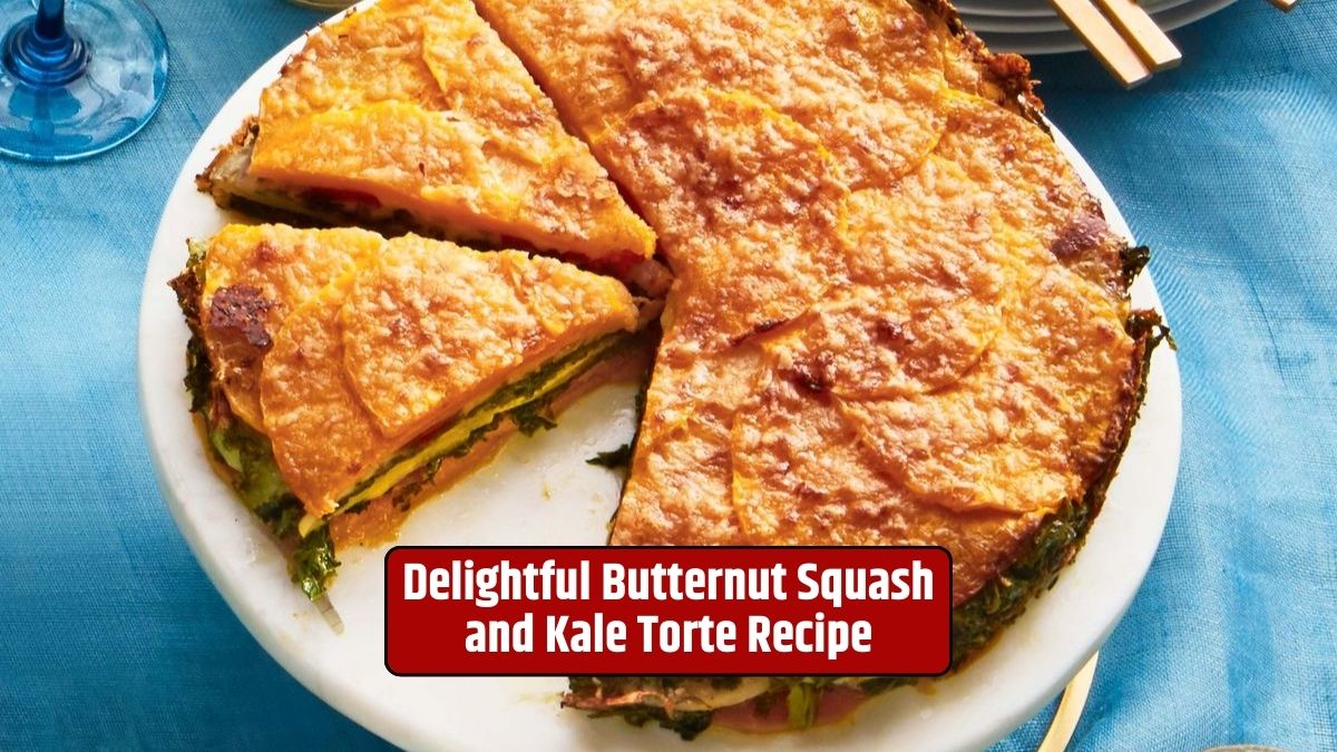 Butternut Squash, Kale Torte, Healthy Recipe, Vegetarian Dish, Culinary Delight, Versatile Torte,