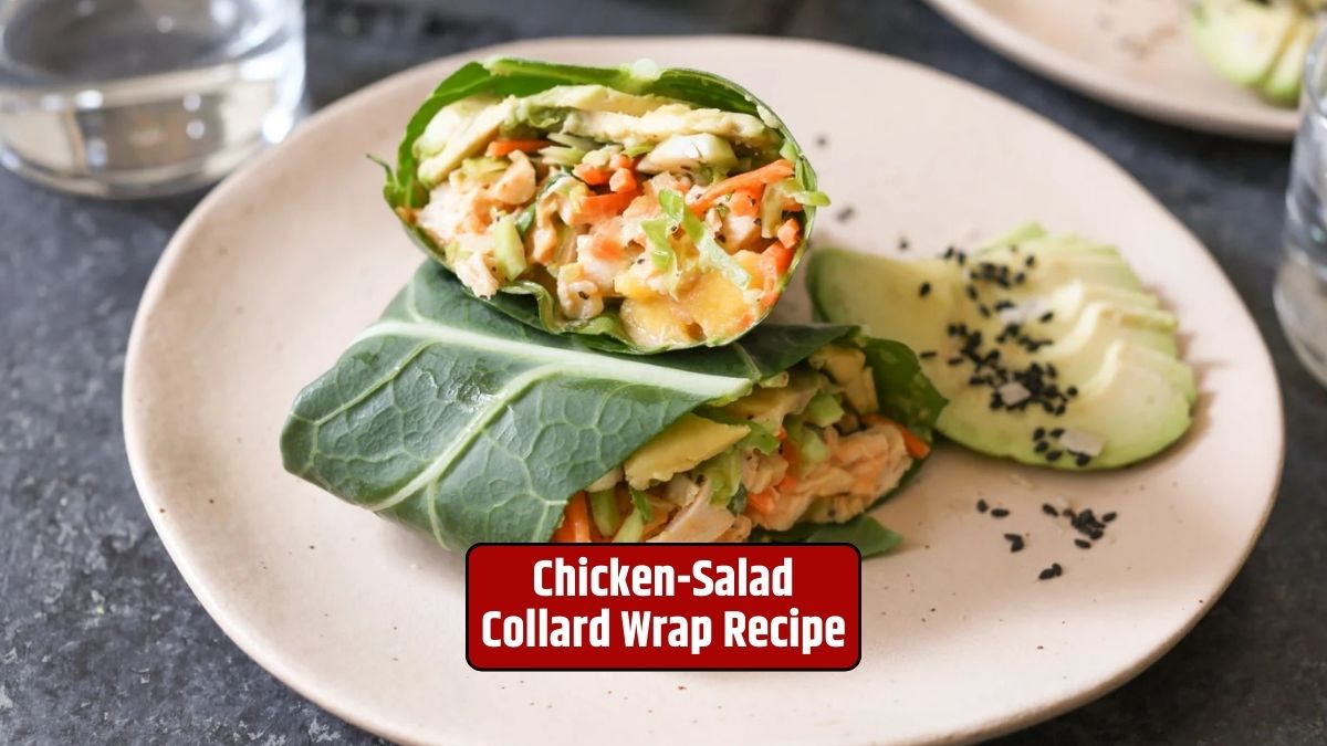 Chicken Salad, Collard Wraps, Wholesome Lunch, Nutrient-Rich Recipe, Lunchtime Delight, Customizable Wraps,