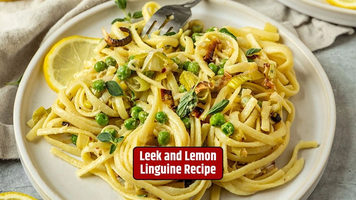 Leek and Lemon Linguine, Pasta Recipe, Citrusy Pasta, Italian Cuisine, Fresh Ingredients, Culinary Symphony,