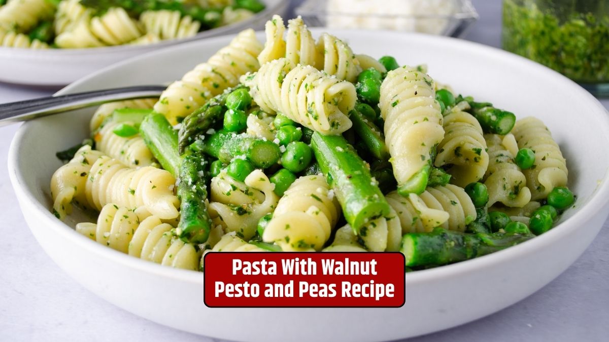 Pasta, Walnut Pesto, Peas, Italian Cuisine, Pasta Recipes, Nutty Delights,