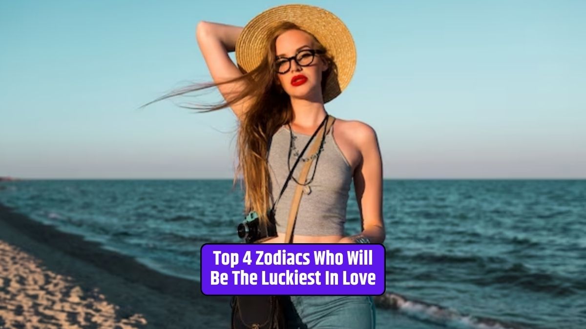 Zodiac signs lucky in love, Aries passionate connections, Taurus flourishing love life, Libra fortunate in romance, Pisces romantic serendipity,