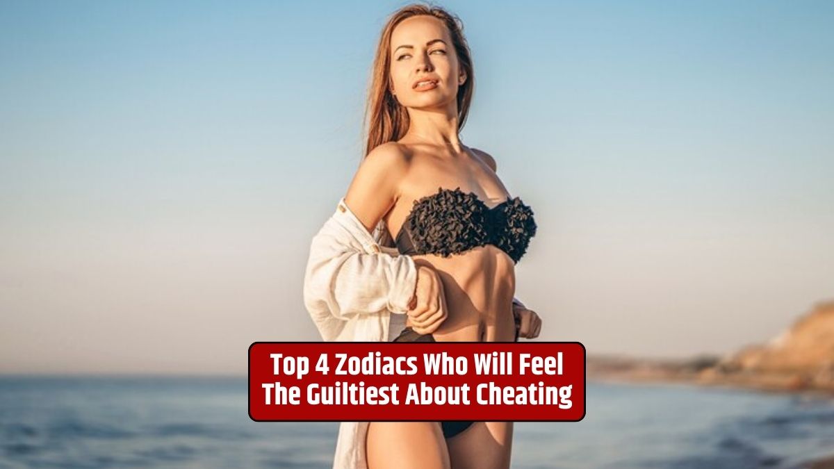 Zodiac signs and infidelity guilt, Leo betrayal and guilt, Cancer emotional impact of infidelity, Libra struggle with infidelity guilt, Pisces coping with infidelity remorse,