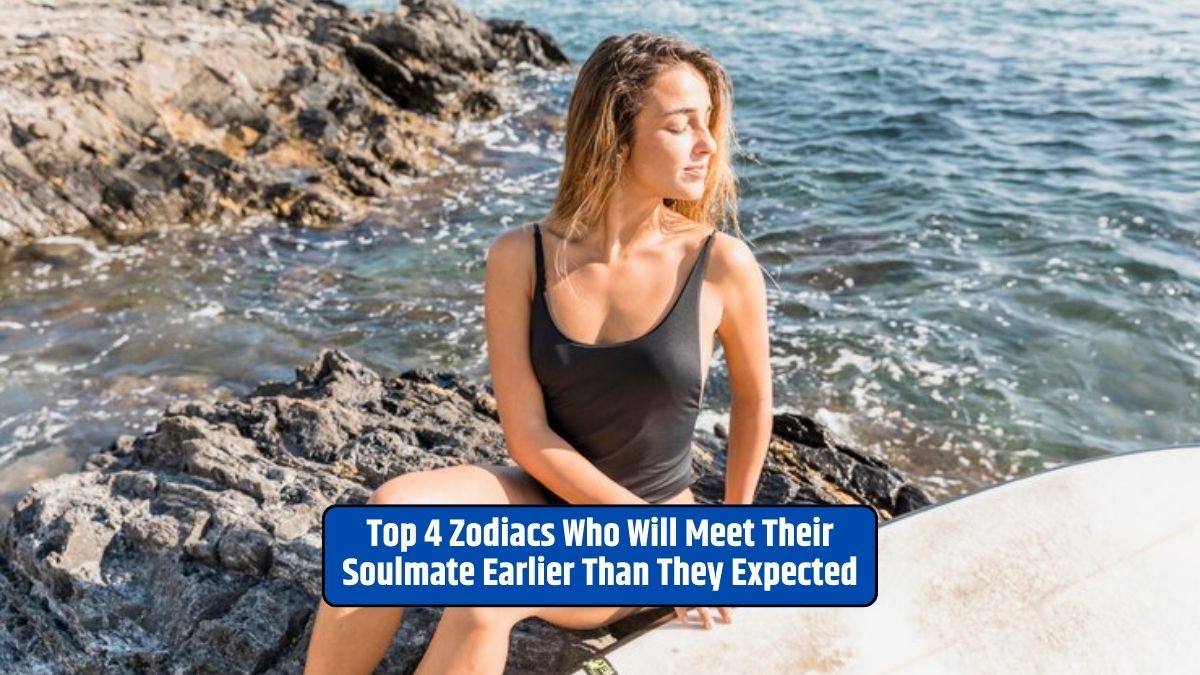 Zodiac signs early soulmate, Aries swift love connection, Libra destined romance, Sagittarius adventurous love, Pisces early love story,